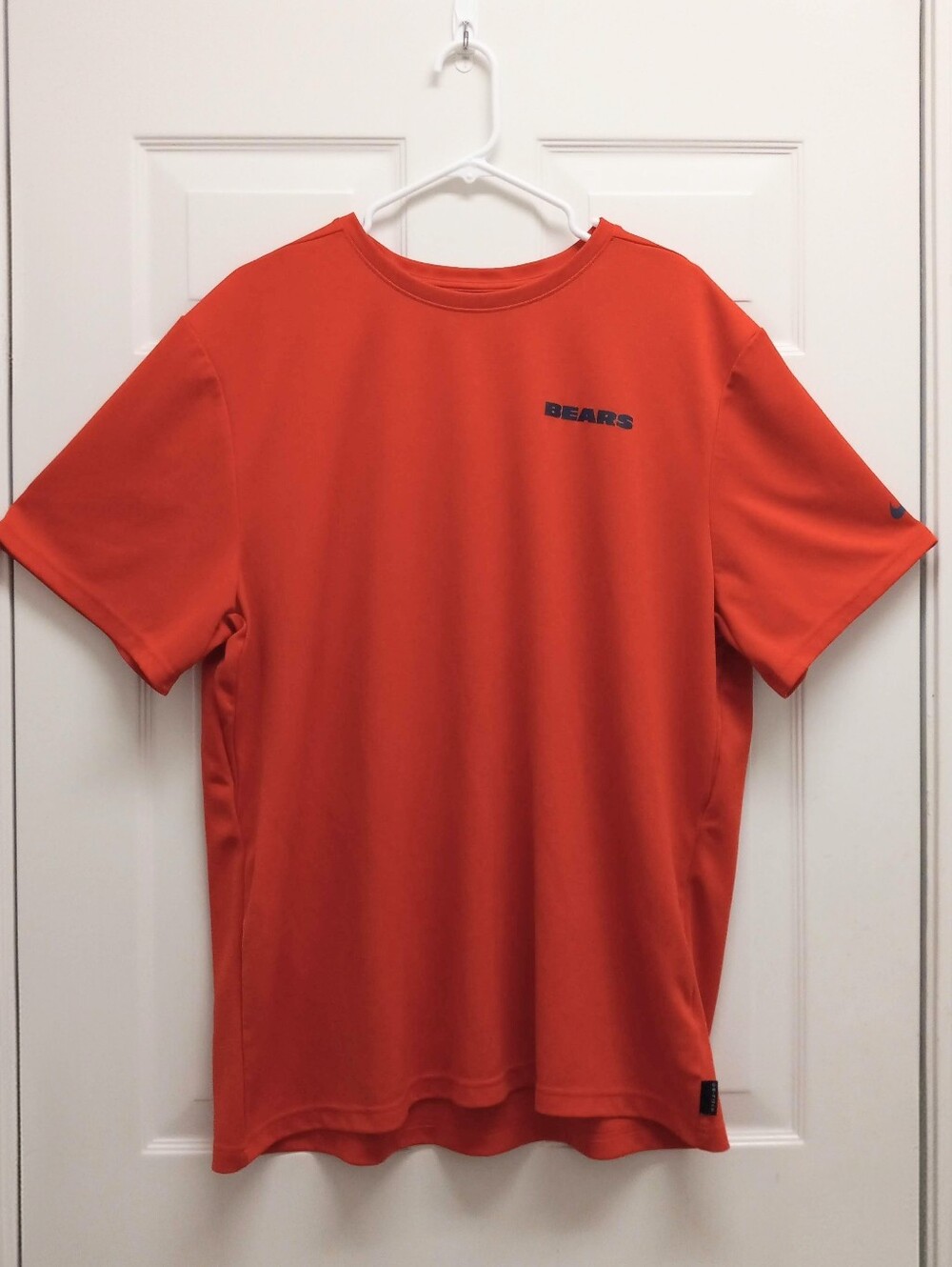 Nike Chicago Bears On Field Dri Fit Shirt XXL Orange Sideline NFL Performance